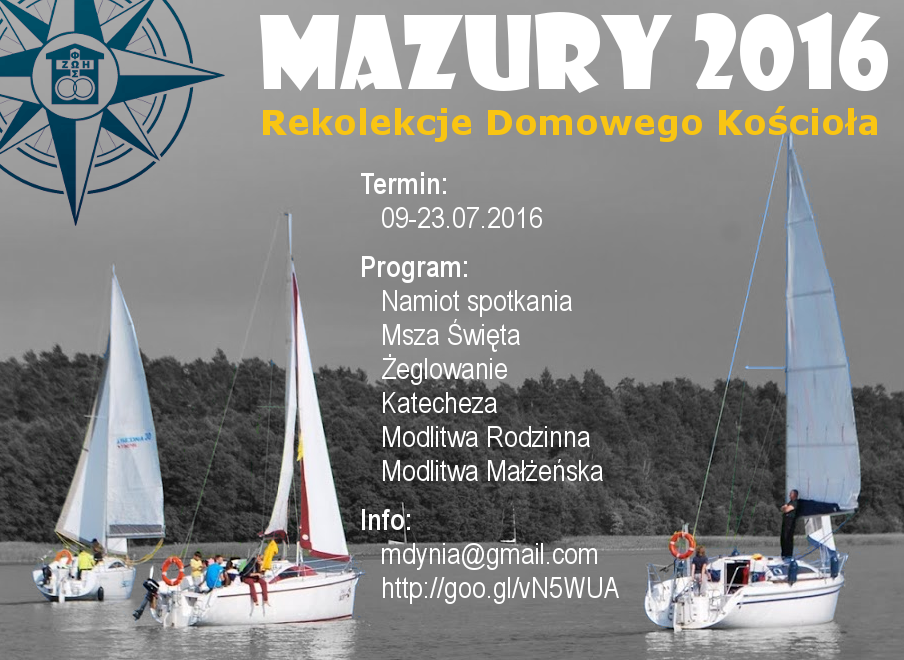 Mazury 2016 - Flotylla Domowego Kociola